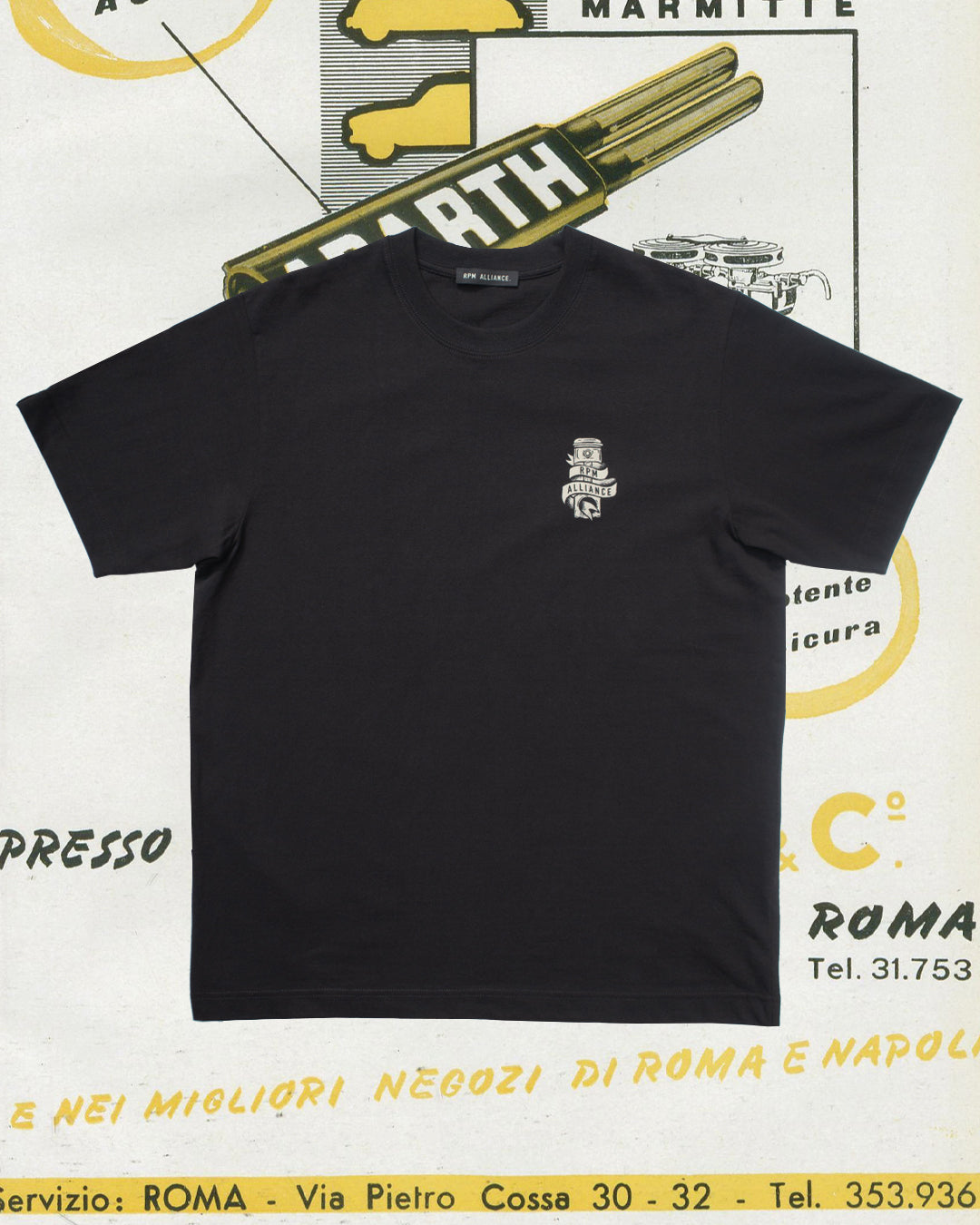 CARLO GRAPHIC T-SHIRT (BLACK)